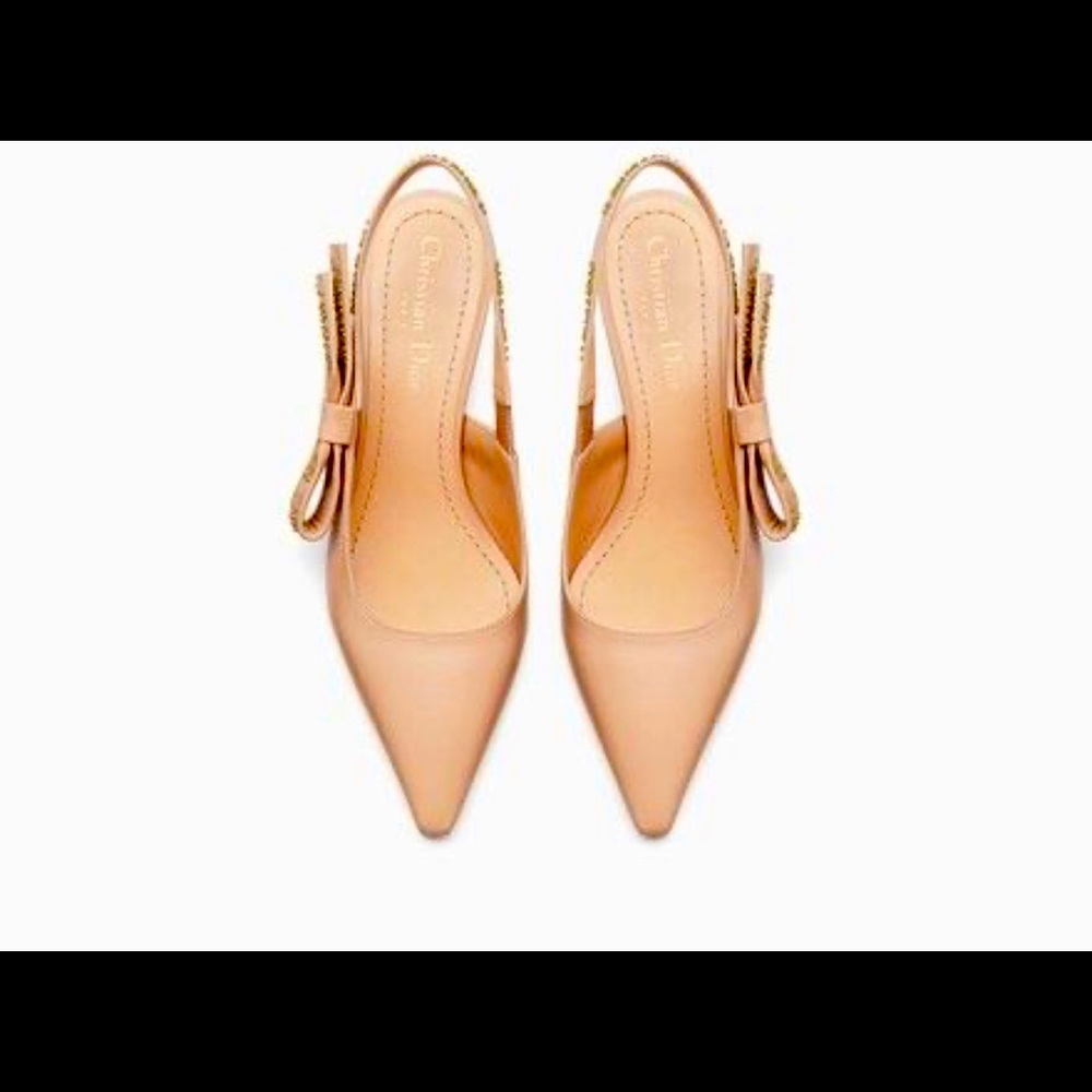 J'ADIOR DIOR SLINGBACK PUMP in nude